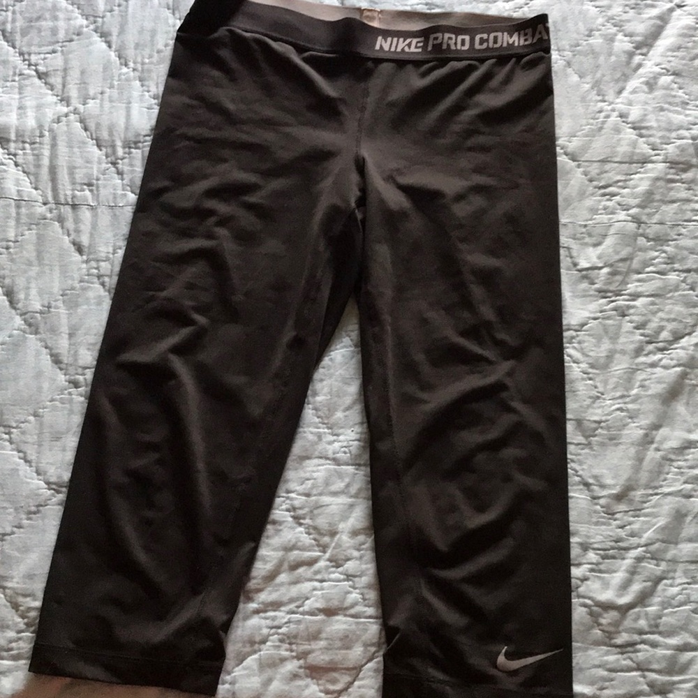 Compression capri gently worn